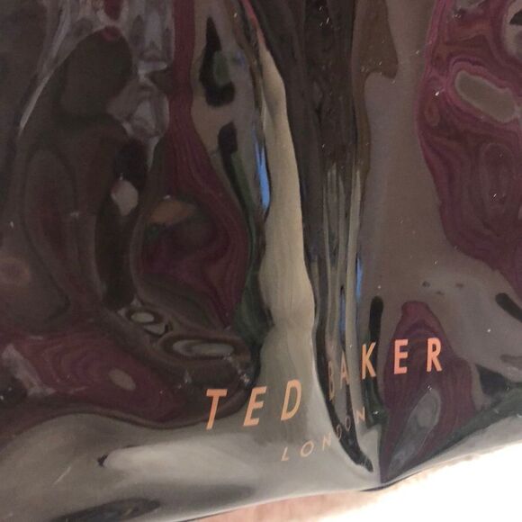 Ted Baker Black patent leather tote.  “As is”. - Picture 7 of 8